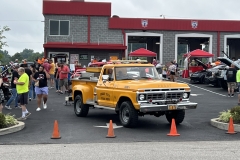 Took the brush truck to a car show at Lucas Oil 